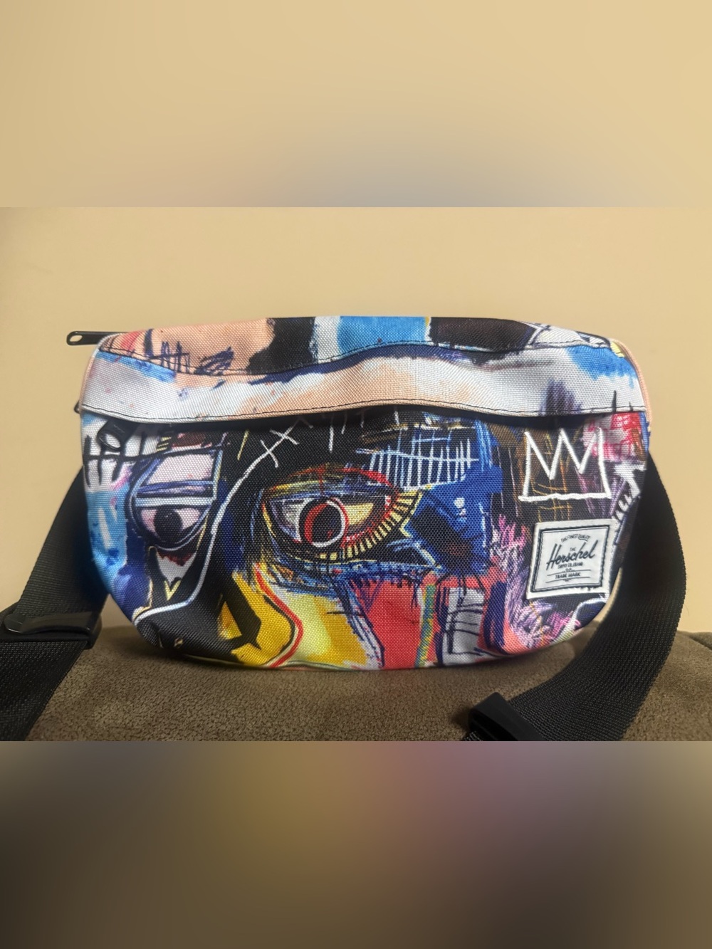 NWOT Herschel Supply Co. Seventeen Hip Pack Jean-Michel Basquiat Edition